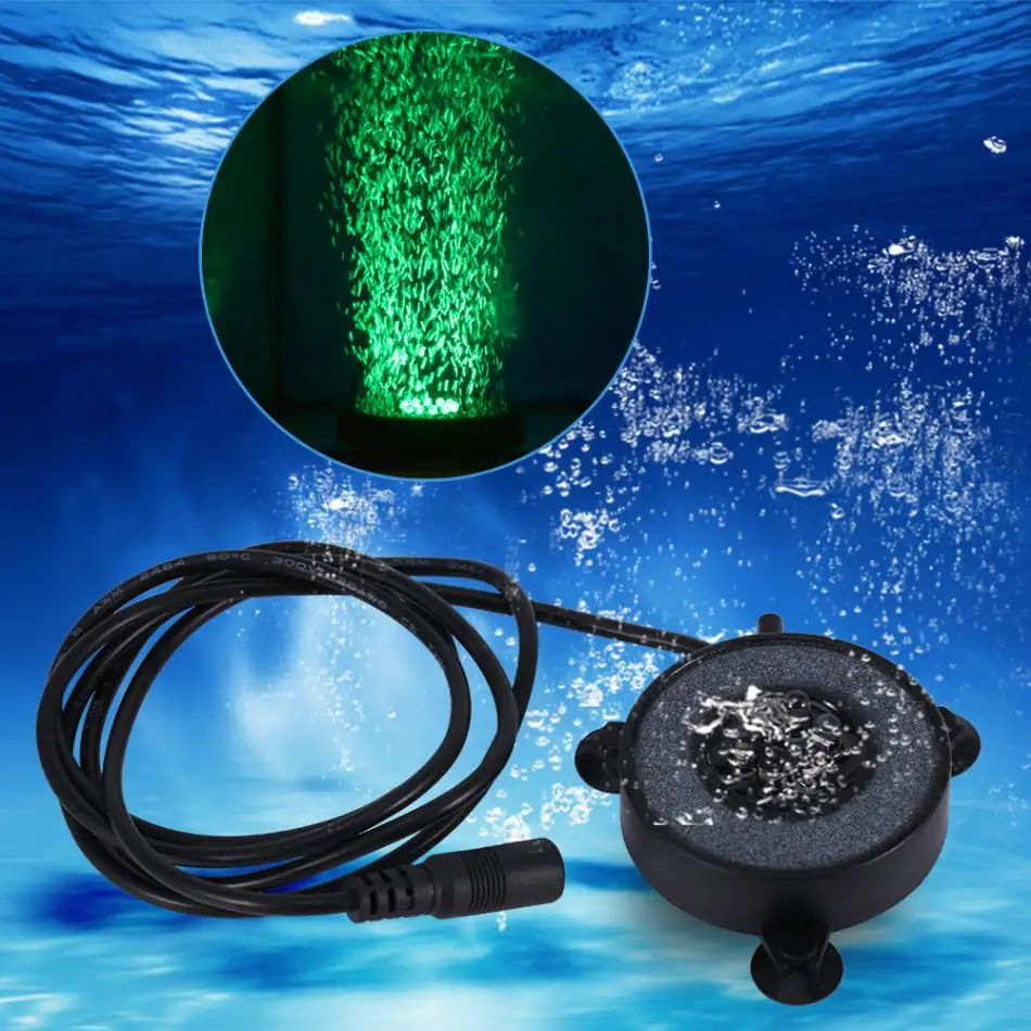 

Colorful 6 LED Aquarium Fish Tank LED Light For Waterproof Underwater Air Bubble Lamp Garden Pool Pond Decorative Light