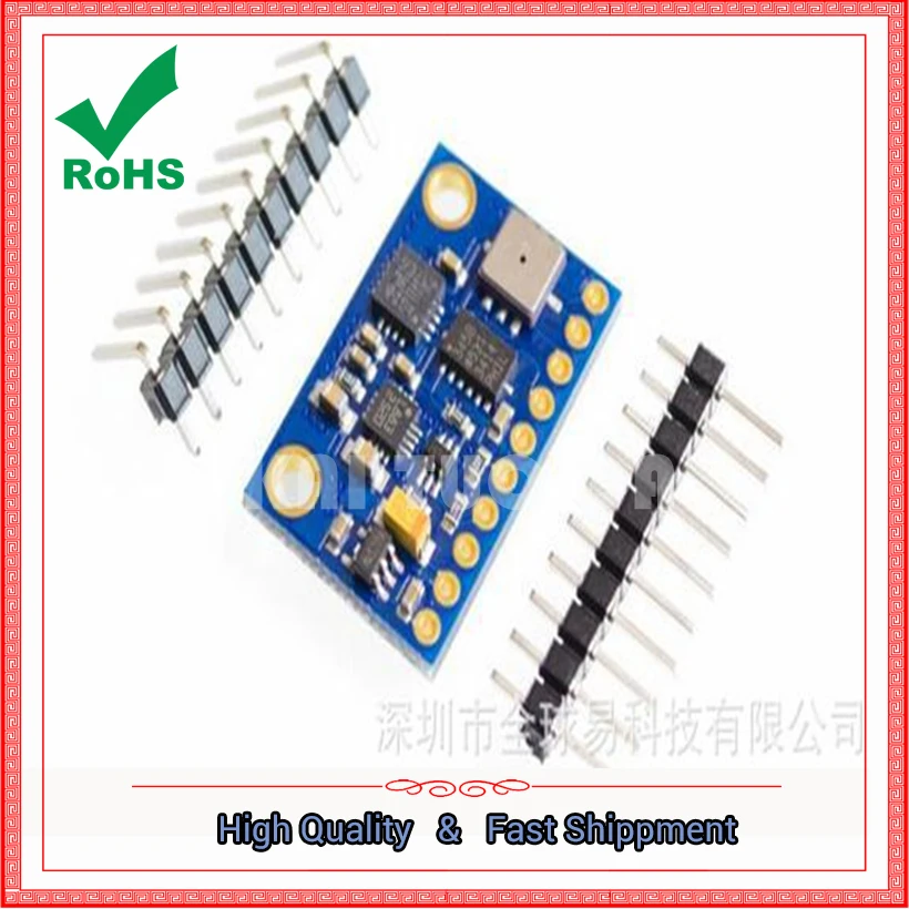 

GY-80 9-axis BMP085 three 3-axis magnetic field acceleration gyroscope atmospheric pressure module four 4-axis flight control