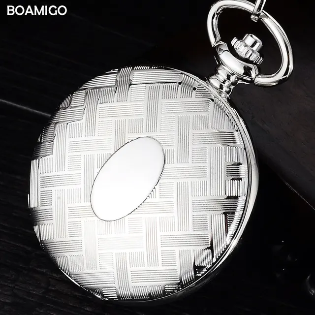 FOB men pocket watches antique mechanical watch BOAMIGO brand skeleton roman num FOB men pocket watches antique mechanical watch BOAMIGO brand skeleton roman num