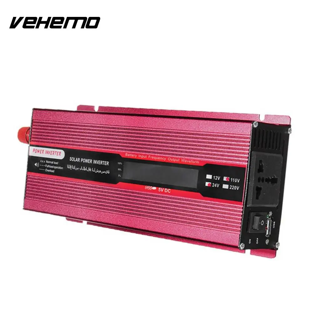 

Car Inverter 1000W Peak DC12V to AC220V Solar Power Inverter Converter Auto Adapter Modified Sine Wave Transformer Vehicle LED