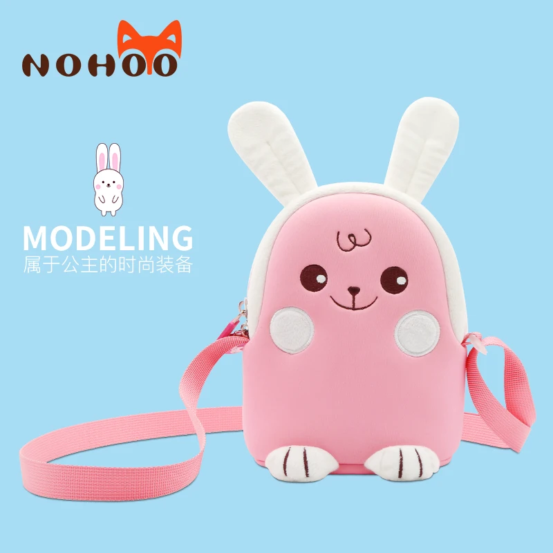 NOHOO 3D детская мини женская мультфильм плюшевая сумка милый кролик путешествия водонепроницаемый сумка новая сумка