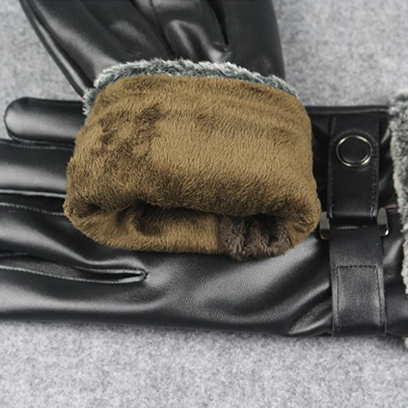 Новинка, дизайнерские мужские перчатки, высокое качество, натуральная кожа, варежки, теплые зимние перчатки, смартфон/Ipad, одна пара G342