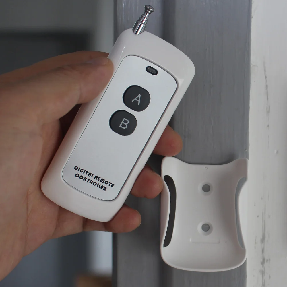 

100pcs 200M High Power Antenna Remote Controller 1/2/3/4 Buttons EV1527 433MHz Learning Model Wireless RF Transmitter