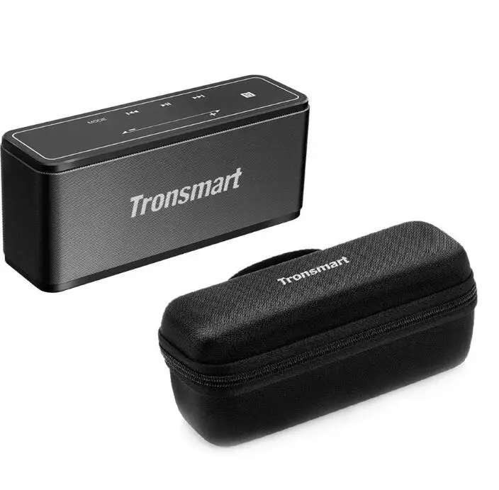 Tronsmart элемент Мега Bluetooth динамик открытый портативный беспроводной динамик s 3D цифровой звук 40 Вт выход для телефонов Xiaomi - Цвет: BlackSpeakeraddcase