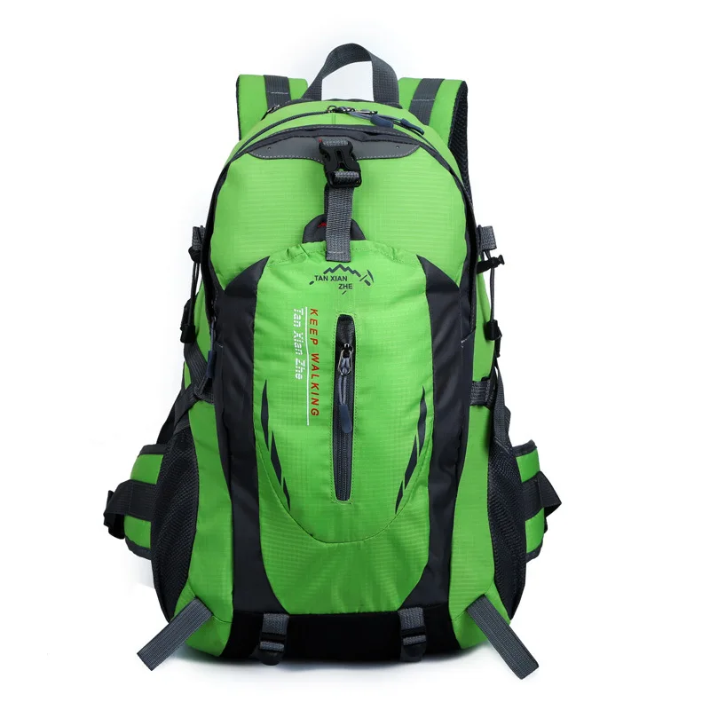Мужской рюкзак унисекс, рюкзак для путешествий, спортивная сумка, водонепроницаемый рюкзак для альпинизма, пешего туризма, альпинизма, кемпинга для мужчин - Цвет: Зеленый