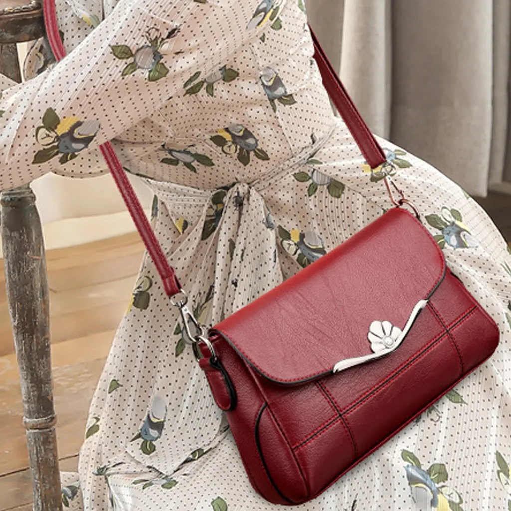 

Luxury Handbags Women Bags Designer Simple Pure Color Single Shoulder Messenger Bags Luxury Designer PU Leather Crossbody Bag #T