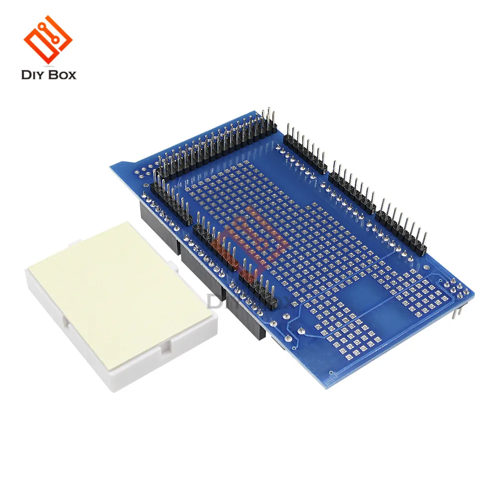 Новый Прототип Щит ProtoShield V3 плата расширения с мини хлеб доска для Arduino MEGA + белый макет