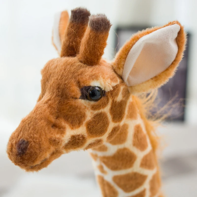 1 шт., 60-120 см, милые плюшевые игрушки жираф, мягкие куклы в виде животных, высококачественные аксессуары для дома, подарок на день рождения для малышей