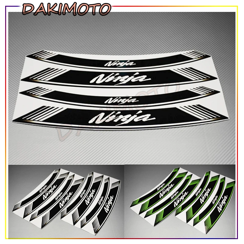 Для KAWASAKI NINJA 250 300 400 600 650 1000 все высокое качество мотоцикл край внешний обод полосы