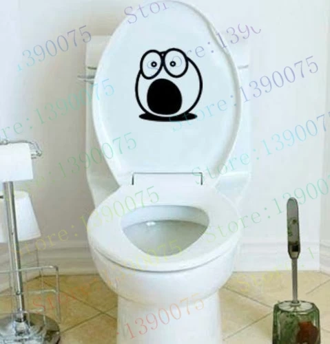 

Motorcycle sticker car sticker Shocked Funny Face Art Decor DIY Vinyl Decals Cool Fun Gift