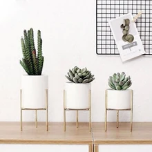 1 комплект в скандинавском стиле керамическая железная художественная ваза минимализм Цветочные Вазы Горшок для растений украшение дома для офисной Кофейни