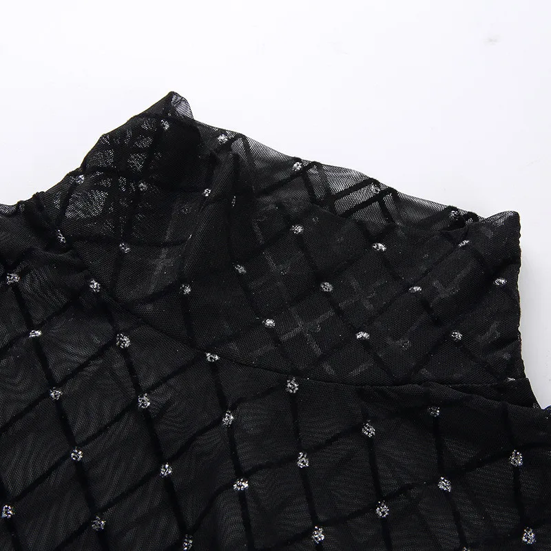 Mesh Turtleneck Bodysuit 14