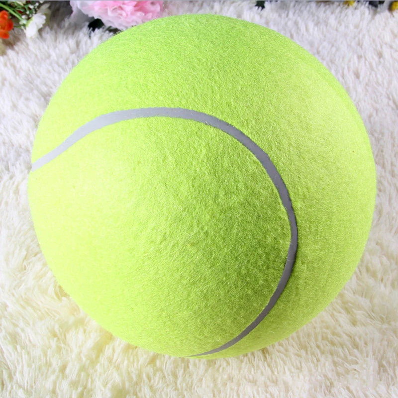 24 см гигантский теннисный мяч для домашних животных жевательная игрушка большой надувной Теннисный мяч Signature Mega Jumbo Pet игрушка принадлежности для мячей открытый крикет