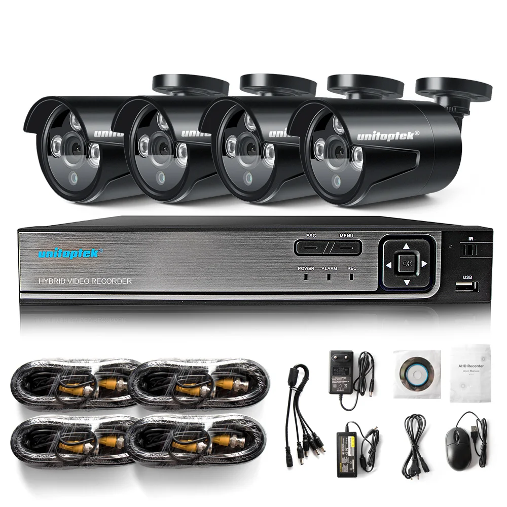 Система видеонаблюдения 3 в 1 8 каналов 1080P AHD DVR NVR 2.0MP 3000TVL|system cctv|system camerasystem security |