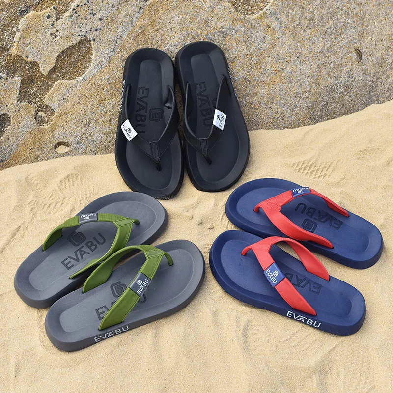 

2019 High Quality Men's Shoes For Male Slippers Plus Size 39-45 Fashion Summer Men Flip Flops Outdoor Soft Casual Shoes Men