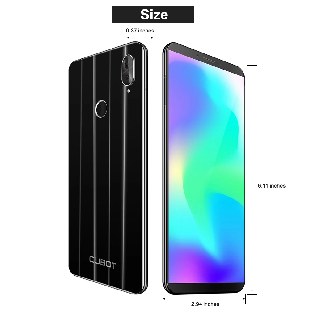 CUBOT X19 4G Phablet 5 93 дюймовый Android 8 1 MT6763T (Helio P23) Восьмиядерный 2 ГГц 64 бит 4 GB Оперативная