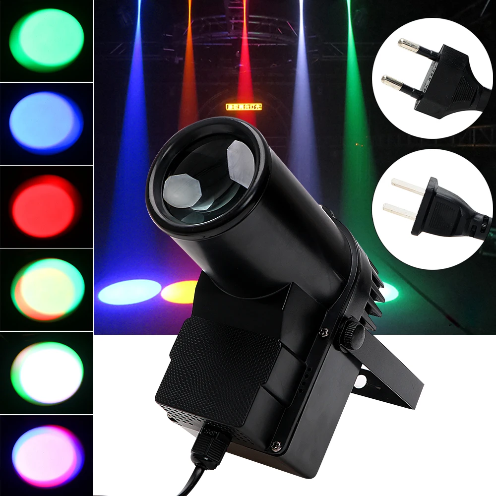

iTimo LED Stage Light Projector Lamp RGBW 10W Bar DISCO KTV DJ Stage Lighting Effect Light DMX Spotlight Pinspot Light Beam