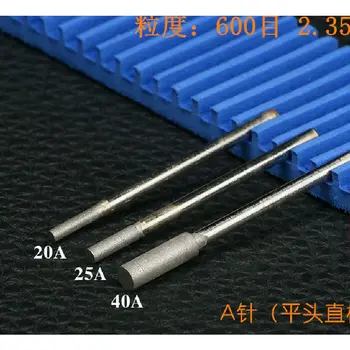 

A Cylindrical Straight 600 Grit Jade Polishing Grinding Head Cylinder-shaped Jadestone Sleeking Sanding Peeling Bistrique