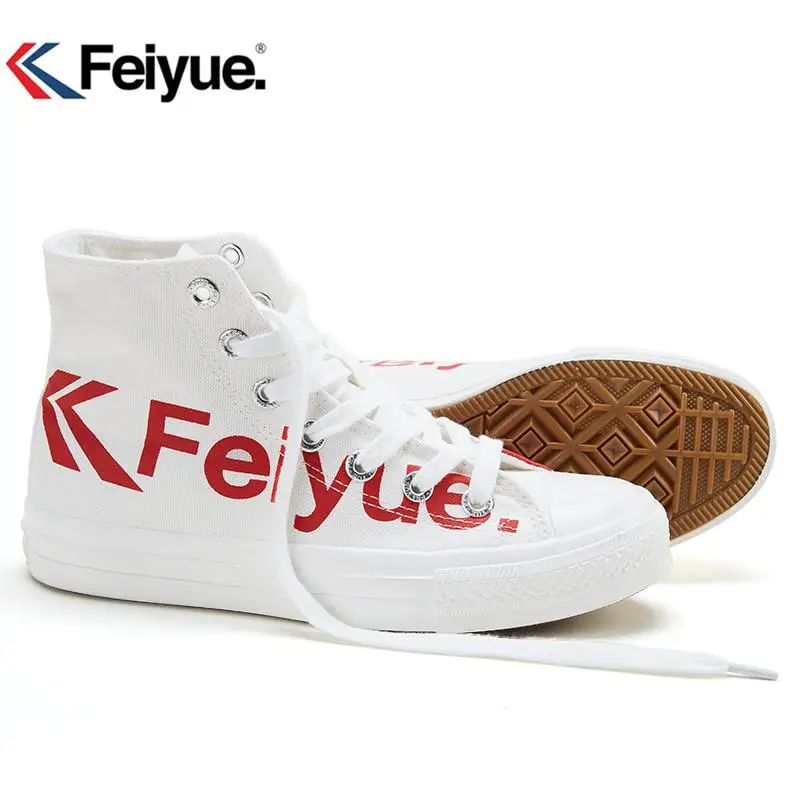 Feiyue/Мужская и женская обувь; Новинка года; модифицированный вариант; Стильные Простые парусиновые кроссовки - Цвет: red  shoes