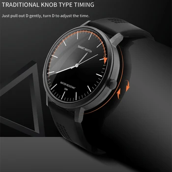 

GEJIAN New Smart Watch Weather Waterproof Heart Rate Monitor Remote Camera Message Push Smartwatch Synchronize IOS Android
