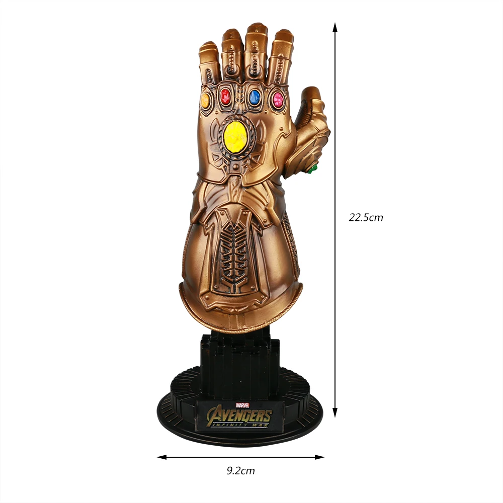 Thanos Infinity Gauntlet Avengers Infinity War Gloves Action Figure Cosplay Superhero Avengers Thanos Glove Halloween Party Prop (3)