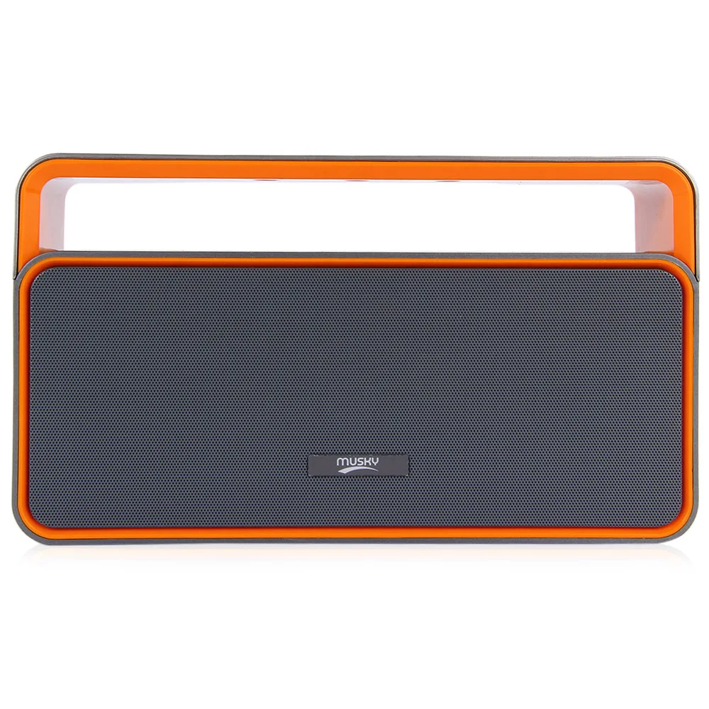 MUSKY Portable Stereo HIFI BT3.0 Bluetooth Speaker with MP3 FM Radio AUX Hands free LED Light 