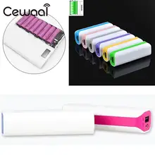 Cewaal портативный USB 2,0 микро зарядное устройство 2600 мАч батарея чехол батарея Крышка коробки DIY для сотового телефона