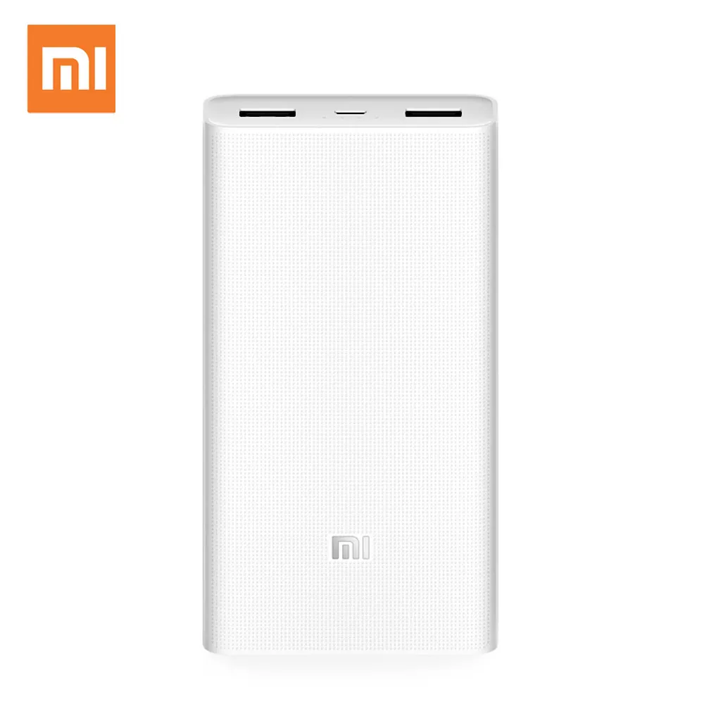 Xiaomi Power Bank 20000mAh 2C Quick Charge 3.0 Dual USB Powerbank Portable External Battery for apple Huawei Samsung Xiaomi