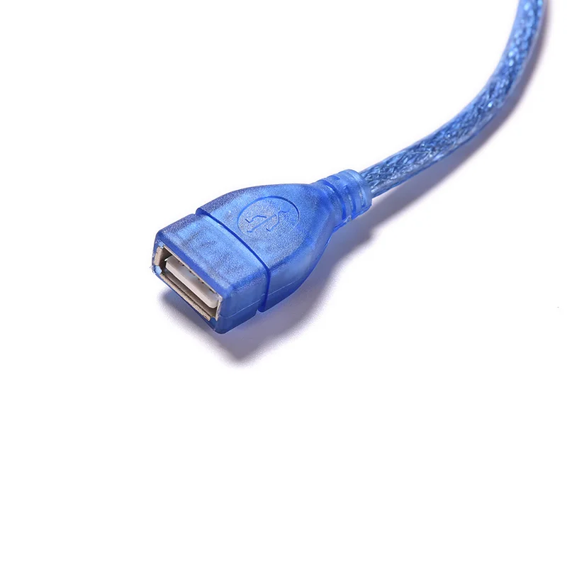 23 см синий USB 2,0 удлинитель мужчин и женщин Соединительный кабель для мыши/клавиатуры/камеры