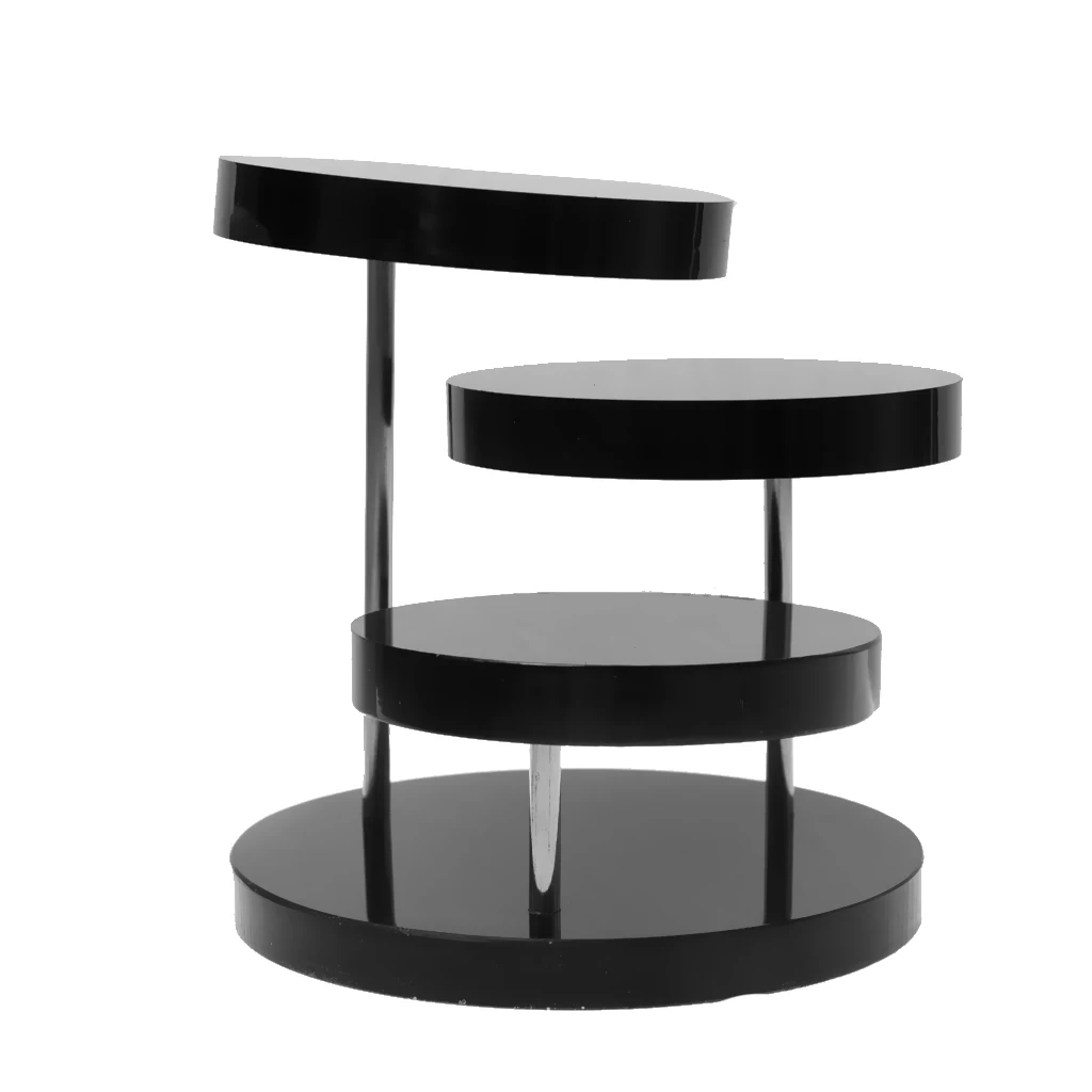 Jewelry Rack Bracelet Ring Stand Organizer Holder Display Round Acrylic Tray Brooch Pins Necklace Bracelet Jewelry Packaging 