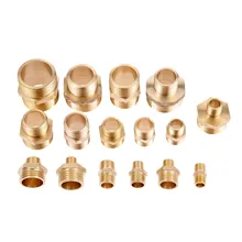Best Offers 2Pcs 1/8" 1/4" 3/8" 1/2" 3/4" 1" Brass Pipe Hex Nipple Fitting Quick Adapter PT Male Thread Water Connector Air Pneumatic Pipe Best Offers 2Pcs 1/8" 1/4" 3/8" 1/2" 3/4" 1" Brass Pipe Hex Nipple Fitting Quick Adapter PT Male Thread Water Connector Air Pneumatic Pipe
