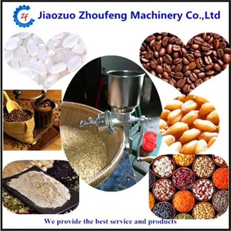 Maize flour mill hot sale mini manual sorghum corn grinding machine  ZF horus maize grinding mini electric industrial flour milling machine 1 ton