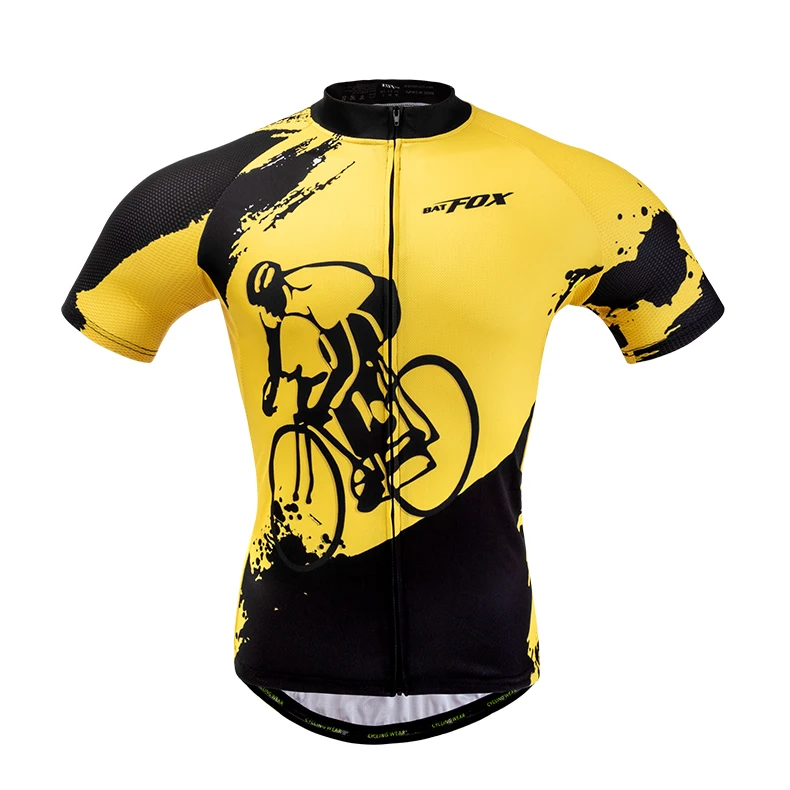 BATFOX Велоспорт Джерси топы Летняя одежда для велосипедных гонок Ropa Ciclismo короткий рукав mtb футболка для езды на велосипеде Майо Ciclismo