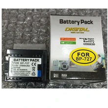 BP-727 BP 727 Digital Camera Battery BP727 For Canon Cameras HF M50 M500 M52 R30 R300 R32 M56 M506 M60 HD R36 R37 R38