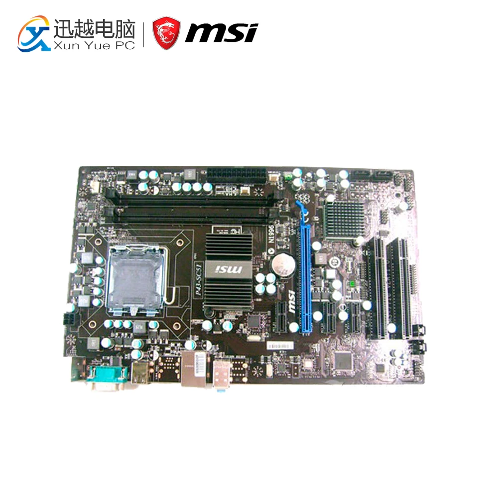 

MSI P43-SC51 Desktop Motherboard P43 Socket LGA 775 DDR3 8G SATA2 USB2.0 ATX