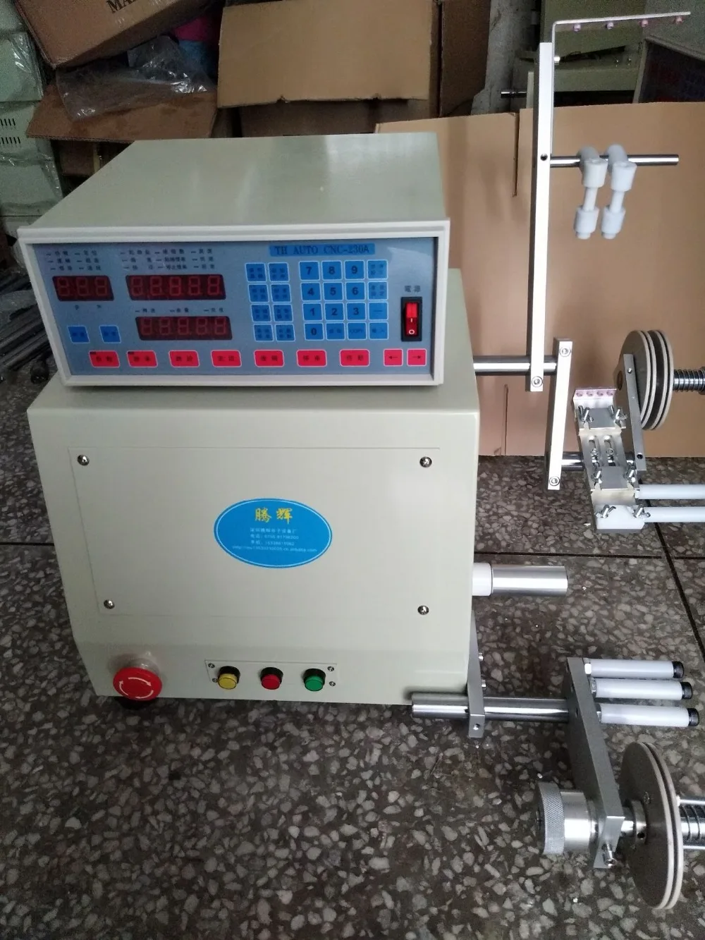  Coil Winder New Computer C Automatic Coil Winder 110V/220V Coil Winding Machine for 0.04-1.2mm Wire