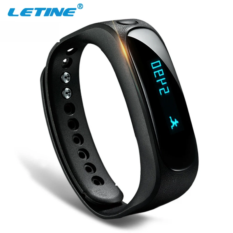 LETINE Smartband E02 Health Fitness Tracker Sport Bracelet Wristband for IOS Android Smart Band