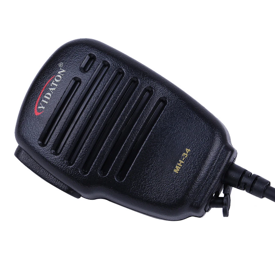Для Yaesu MH 34B4B микрофон для динамика с поворотным зажимом 3 5 мм|speaker microphone|ptt speakerwalkie