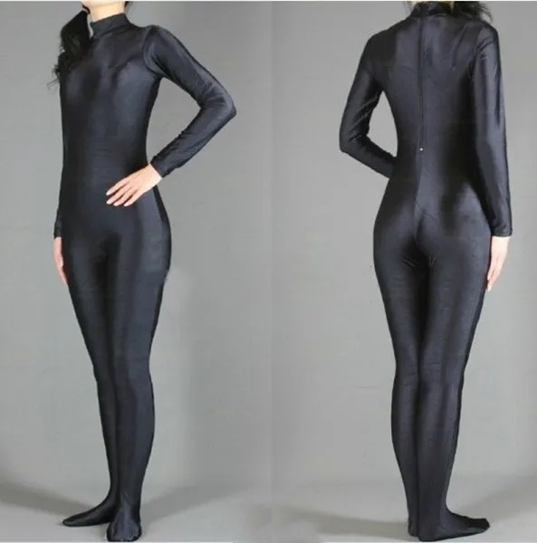 black full bodysuit long sleeve