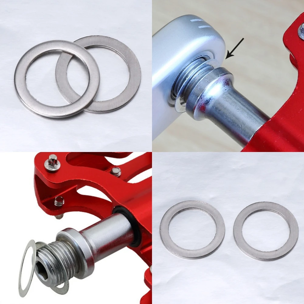 MTB Bike Stainless Steel Ring Washers Protection Ring Bike Pedals Bicycle Pedal