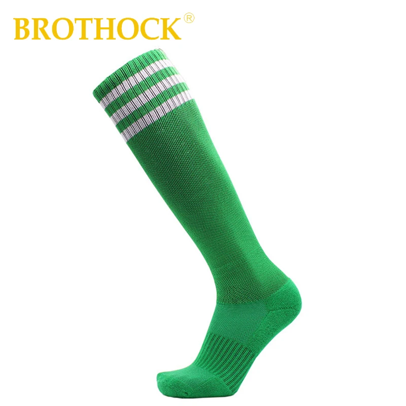 Brothock полотенце с изображением футбольного мяча носки мужские высокие носки дышащие противоскользящие нейлоновое полотенце хлопок для футбола и бега спортивные носки