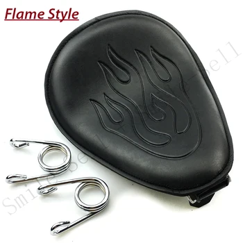 

Motorcycle Spring leather solo Flame seat Bracket For Harley Sportster Chopper Bobber Suzuki Honda Yamaha motorcycle