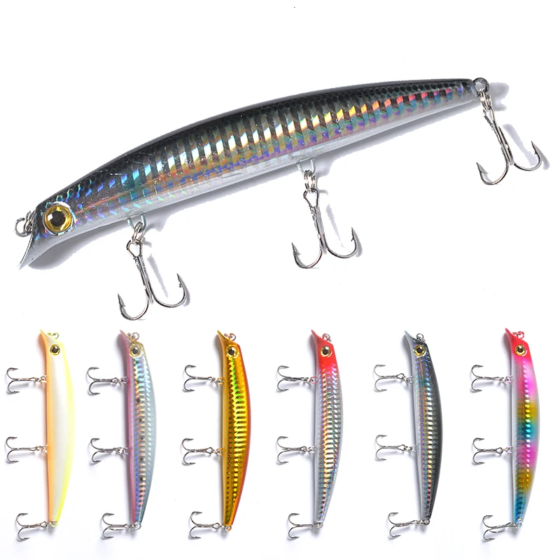 Topmouth culter Рыболовная Приманка 12 см 15 г Твердый воблер Crankbait 3D глаза приманка