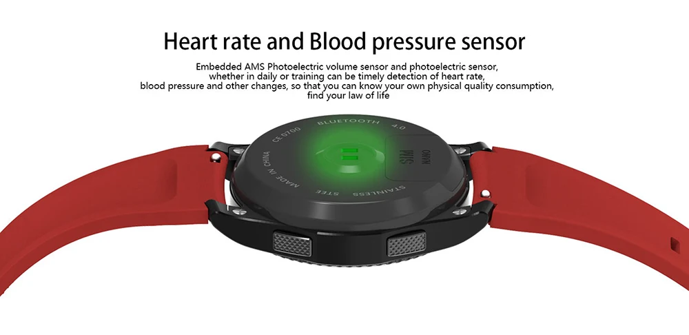 DTNO.I G8 Smartwatch Phone 1.2 inch Bluetooth 4.0 Heart Rate / Blood Pressure Monitor Remote Camera Pedometer