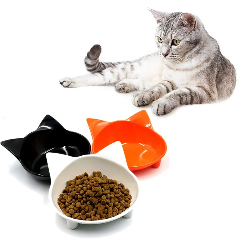9 Colors Pet Cat Bowls Anti Slip Cat Water & Food Bowl Multi Purpose