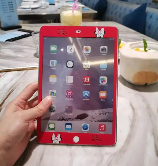Горячий для Apple Ipad Mini 4 протектор экрана для Ipad Mini 5 мультфильм защитная пленка экрана из закаленного стекла планшета - Цвет: Цвет: желтый