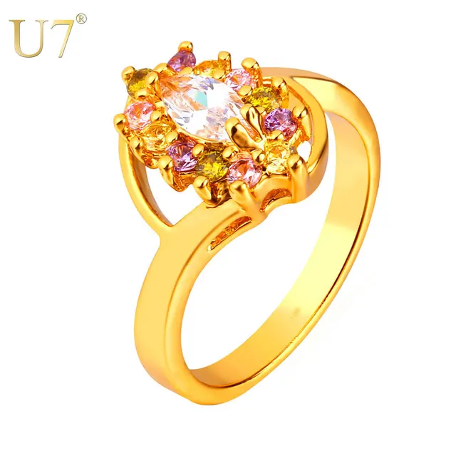 bague or multicolore bague or multicolore