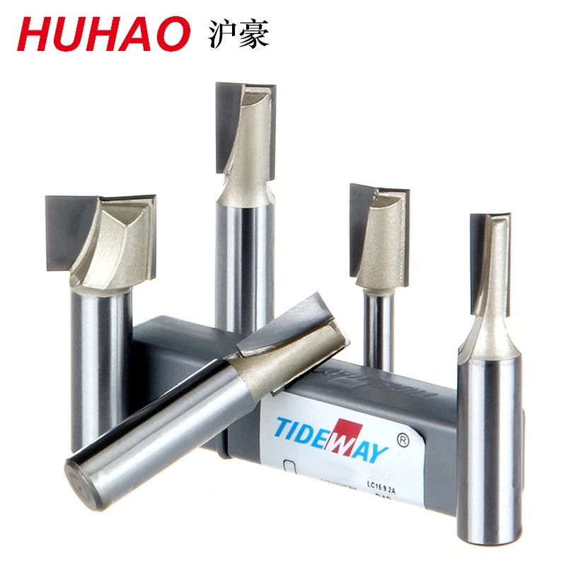 

Straight Router Bits Slotted Knife Metric Flute Straight Bit - 1/4*6.47mm - 1/4" Shank - Tideway 3106