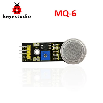 

Free shipping!Keyestudio MQ-6 propane butane liquefied petrol gas natural gas sensor module for arduino