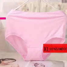 2014New женщин 95% бамбуковое волокно трусики сексуальное женское белье отличное качество Трусы розовые повседневные нижнее белье Большие размеры XL 3 шт./лот